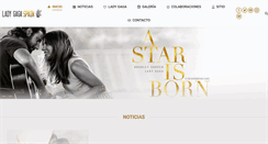 Desktop Screenshot of ladygaga-spain.com